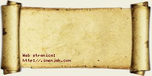 Andjelina Jaćimović vizit kartica